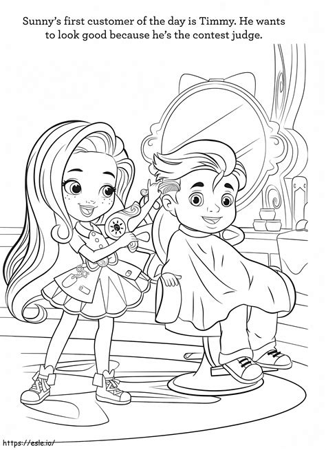 Sunny And Timmy coloring page