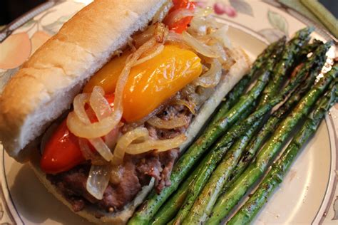 Grilled Steak Sandwiches with Sweet Peppers and OnionsLearn from ...