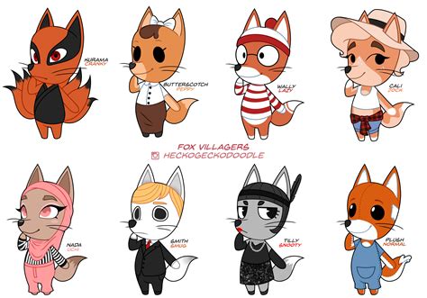 Custom Fox Villagers: I put off doing these forever because I wanted to ...