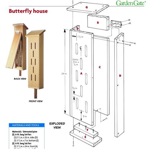 Free butterfly house plans | Butterfly house, Bird house plans free, Bird house plans