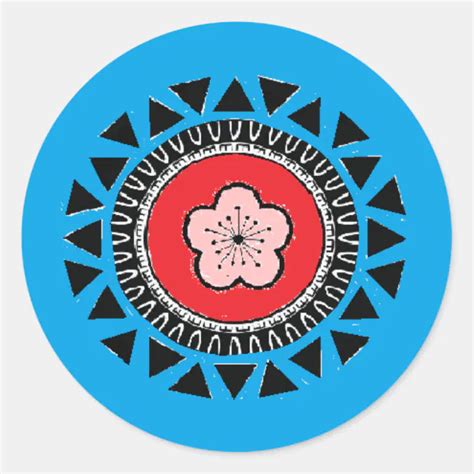 Taiwan Aboriginal Inspired Flag Sticker | Zazzle