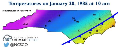 January cold fronts can bring rapid temperature changes | Climate and Agriculture in the Southeast