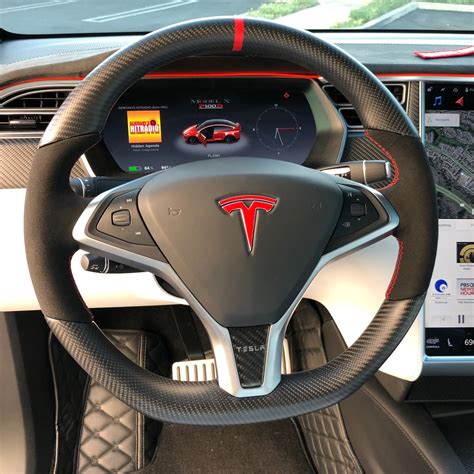 Steering Wheel TESLA "T" Vinyl Decal Fits Model X & S & 3 & Y – RPM ...