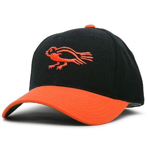 Baltimore Orioles American Needle Historic Cooperstown Fitted Hat - Black/Orange - Fanatics.com