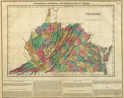 Old Historical City, County and State Maps of Virginia