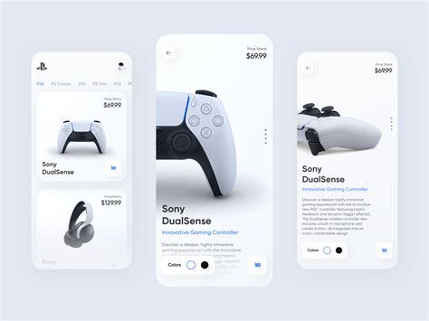 Playstation Accessories Shop by Oleksandr Shatalov on Dribbble