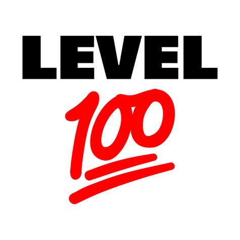 Keep It Level 100 Emoji (black and red) - Keep It 100 - T-Shirt | TeePublic