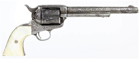 Engraved Colt SAA Revolver