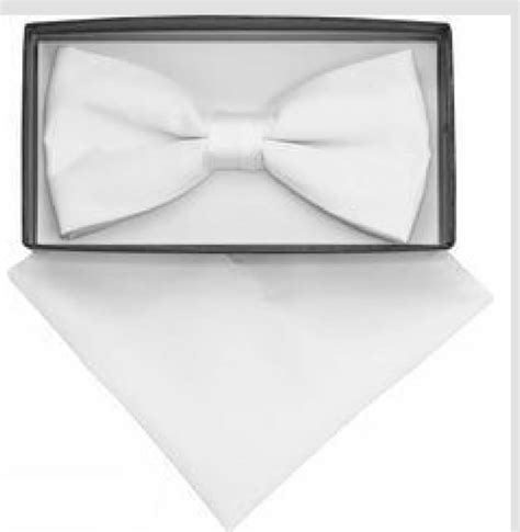 Solid Color Bow Ties with Pocket Squares - Bow Ties - Men Accessories ...