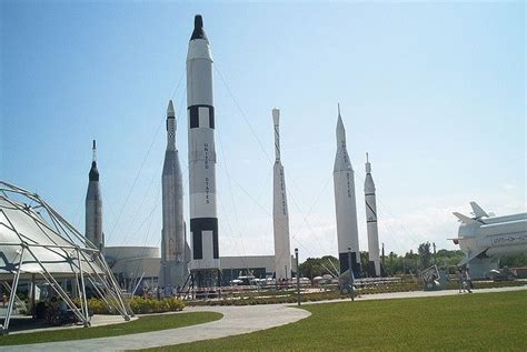 Rocket Garden at Cape Canaveral FL