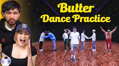 BTS 'Butter' Dance Practice - COUPLES FIRST TIME REACTION! - YouTube