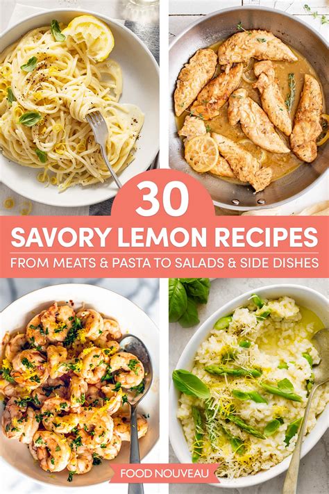 Zesty & Bright: 30 Savory Lemon Recipes, from Meats and Pasta to Salads ...