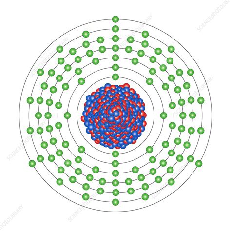 Ununtrium, atomic structure - Stock Image - C013/1856 - Science Photo Library