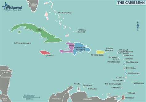 Map of Caribbean: Maps to Plan Your Trip, Including Eastern & Western