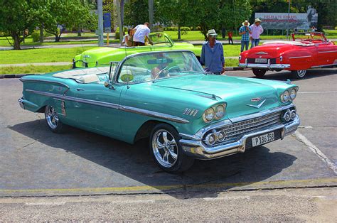 1958 Chevrolet Bel Air Impala Convertible Photograph by Nicola Nobile - Fine Art America