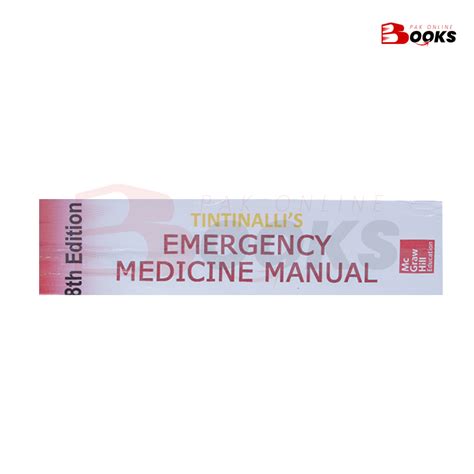 Tintinalli’s Emergency Medicine Manual 8th Edition - Pakistan online ...