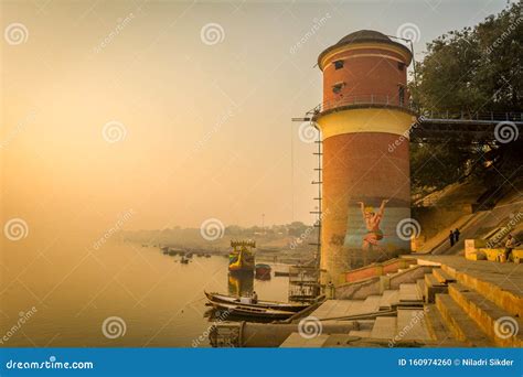 SUNRISE VIEW from ASSI GHAT, VARANASI, INDIA Stock Photo - Image of ...