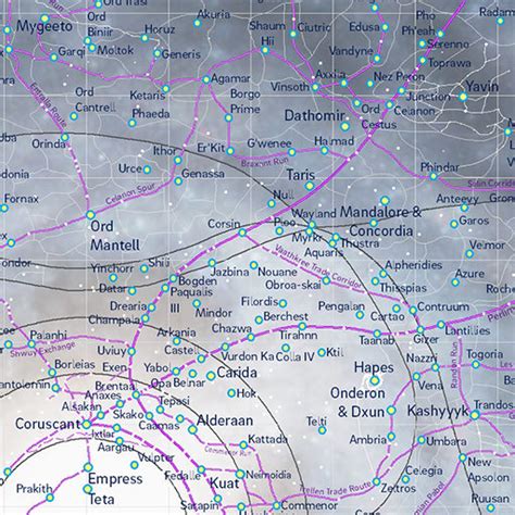 Star Wars Galaxy Map – Map Of The World