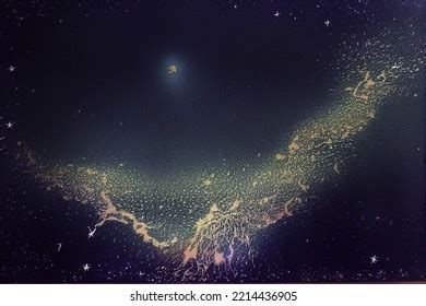 Night Sky Stars Background Universe 3d Stock Illustration 2214436905 | Shutterstock