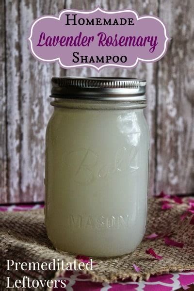 How to Make Homemade Lavender Rosemary Shampoo