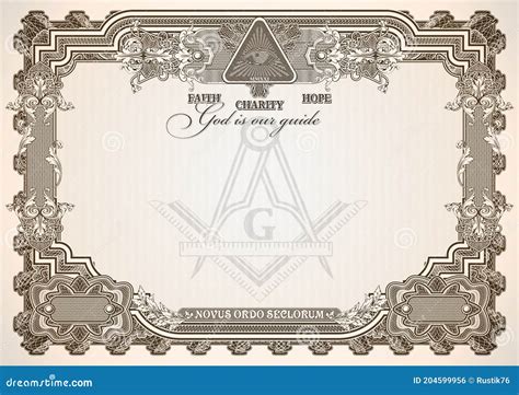 Printable Editable Masonic Certificates