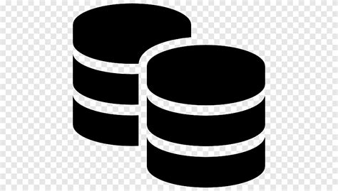 Database design Computer Icons, database symbol, data, black And White ...