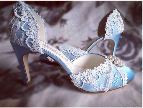 Cinderella shoes! Blue wedding shoes custom designed for you. Perfect for your something blue ...