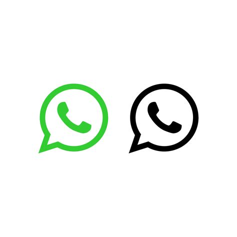 Whatsapp icon logo vector 21818105 Vector Art at Vecteezy