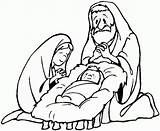 Baby Jesus Coloring Pages  Best For Kids sketch template
