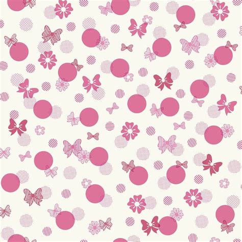 Disney Kids Minnie Mouse Bows & Dots Wallpaper - Pink/White | Dots ...