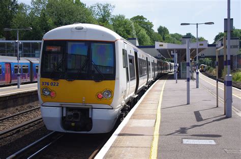 A Southeastern Class 376 at Sevenoaks. | British rail, Rail transport, Train