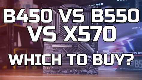 B550 vs B450 vs X570 - Which to buy? - TechteamGB - YouTube