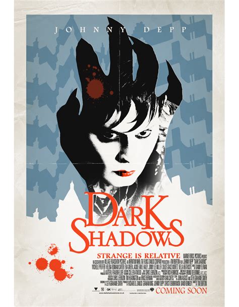 Alternative movie poster for Dark Shadows by Stuart Manning