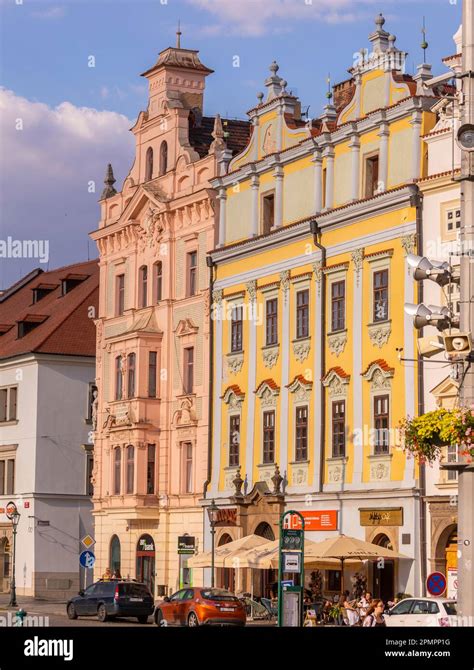 PILSEN, CZECH REPUBLIC, EUROPE - Main Square of Pilsen Stock Photo - Alamy