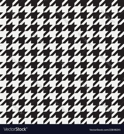 Houndstooth seamless pattern Royalty Free Vector Image