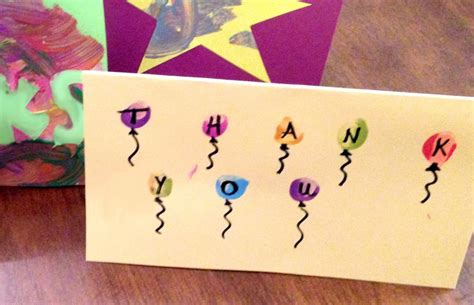 Four Simple Cards Kids Can Make | Homemade Thank You Cards from Toddlers and Kids