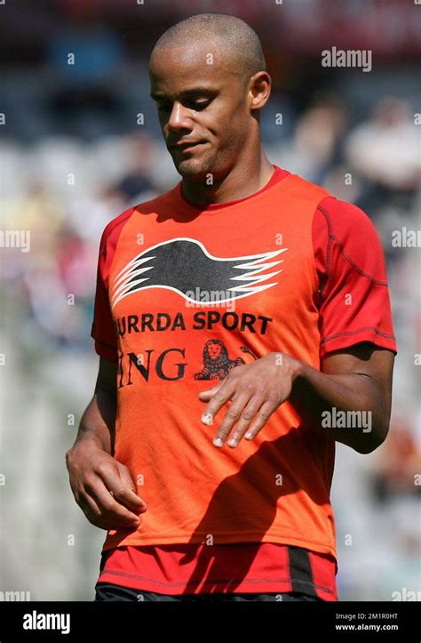 Belgium's Vincent Kompany pictured during the fan day of the Red Devils ...