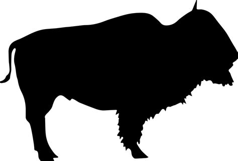 Buffalo Silhouette Clip Art at GetDrawings | Free download