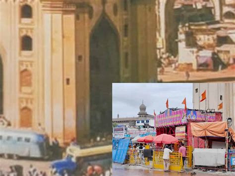 Hyderabad: Is the Bhagyalaxmi temple at Charminar expanding?