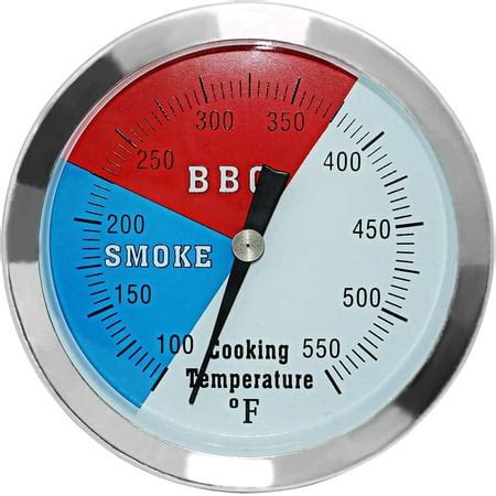 Charcoal Grill Temperature Gauge, Accurate BBQ Grill Smoker Thermometer ...