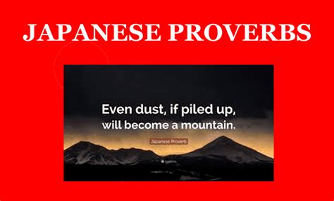 Japanese Proverbs - Menonimus