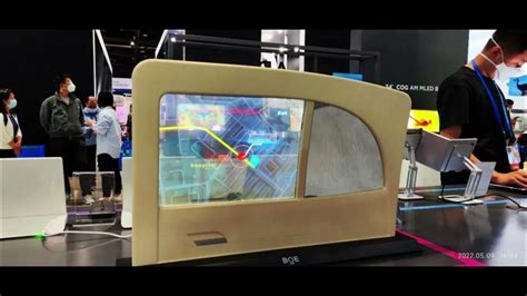 BOE flexible transparent OLED at SID Displayweek 2022 - YouTube