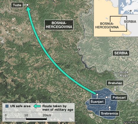 Timeline: Siege of Srebrenica - BBC News