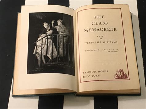 The Glass Menagerie: A Play by Tennessee Williams (1945) hardcover book