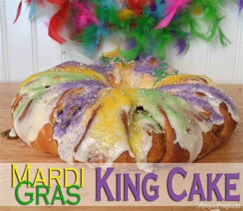 Homemade Mardi Gras King Cake Recipe - Amy's Projects