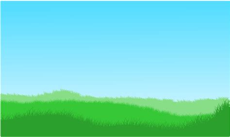 grass hill, grass land, grass field and sky 7460377 Vector Art at Vecteezy