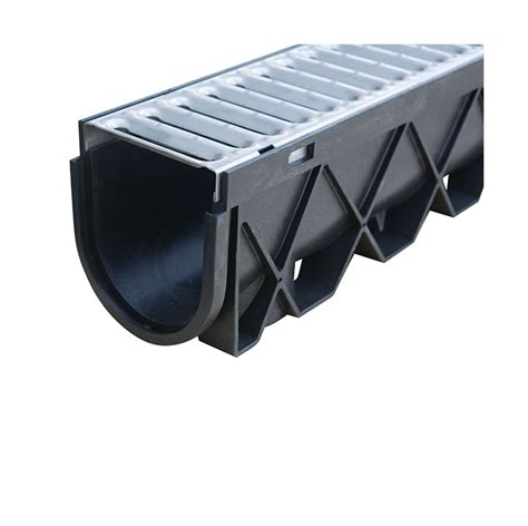 Storm Drain 10ft Channel with Stainless Steel Grate – FTR Products