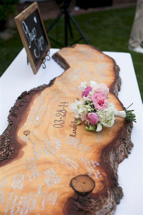 25 Creative Rustic Wedding Guest Books - Weddingomania