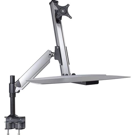 DoubleSight Displays DS-ERGO-100 Ergonomic Sit/Stand Monitor Arm and ...