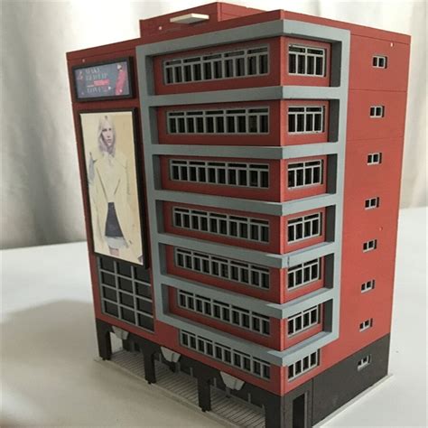 1:144 N Scale Outland Models Train Railway Trade Skyscraper Building ...